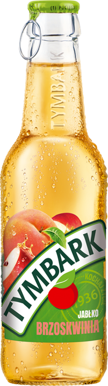 Tymbark Appel-perzik 0,25l fles