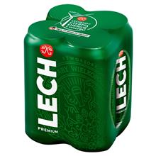 Lech Premium 0,5l 4-pack blik retourneerbaar/Alc4,8%Eks10.9%