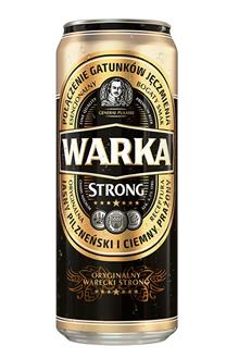 Warka Strong 0,5l blik (retourneerbaar) /Alc6,3%Eks13,4%