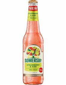 Somersby Strawberry - Kiwi  0,4l fles Alk. 4.5% / Plato 12.6