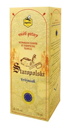 Apis Honingwijn Staropolski Tradit.14% 0,75l bottle + karton