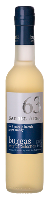 Grape Brandy BURGAS 63 BARREL 0,5l/40%