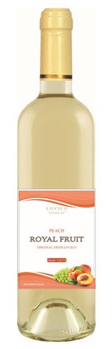 Royal Fruit Peach 6*750ml 10,5%alc