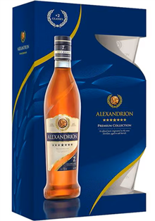 Spirit Drink Alexandrion 7* 0.7l /Alc.40% + 2 GlassPack