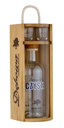 Debowa Cristal 0,7l/ 40% Hout + 2 glazen