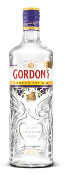 Gordon's Dry Gin 6*0,7l / Alc.37, 5%